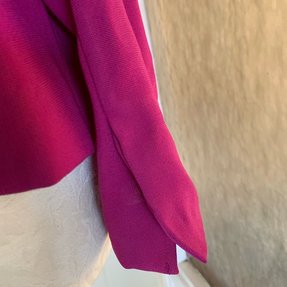 Diane von Furstenberg dark magenta blazer - Picture 7 of 9